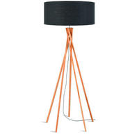 GOLVLAMPA GOOD&MOJO  60/60/160 cm    - mörkgrå/naturfärgad, Trend (60/60/160cm) - Good & Mojo