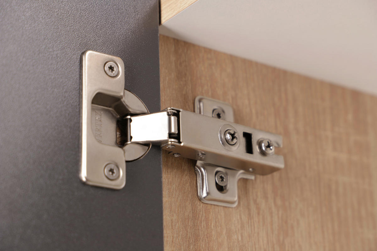 KÜCHENOBERSCHRANK 50/56,1/34,6 cm  in Grau, Eichefarben  - Eichefarben/Silberfarben, Basics, Holzwerkstoff/Metall (50/56,1/34,6cm) - Respekta