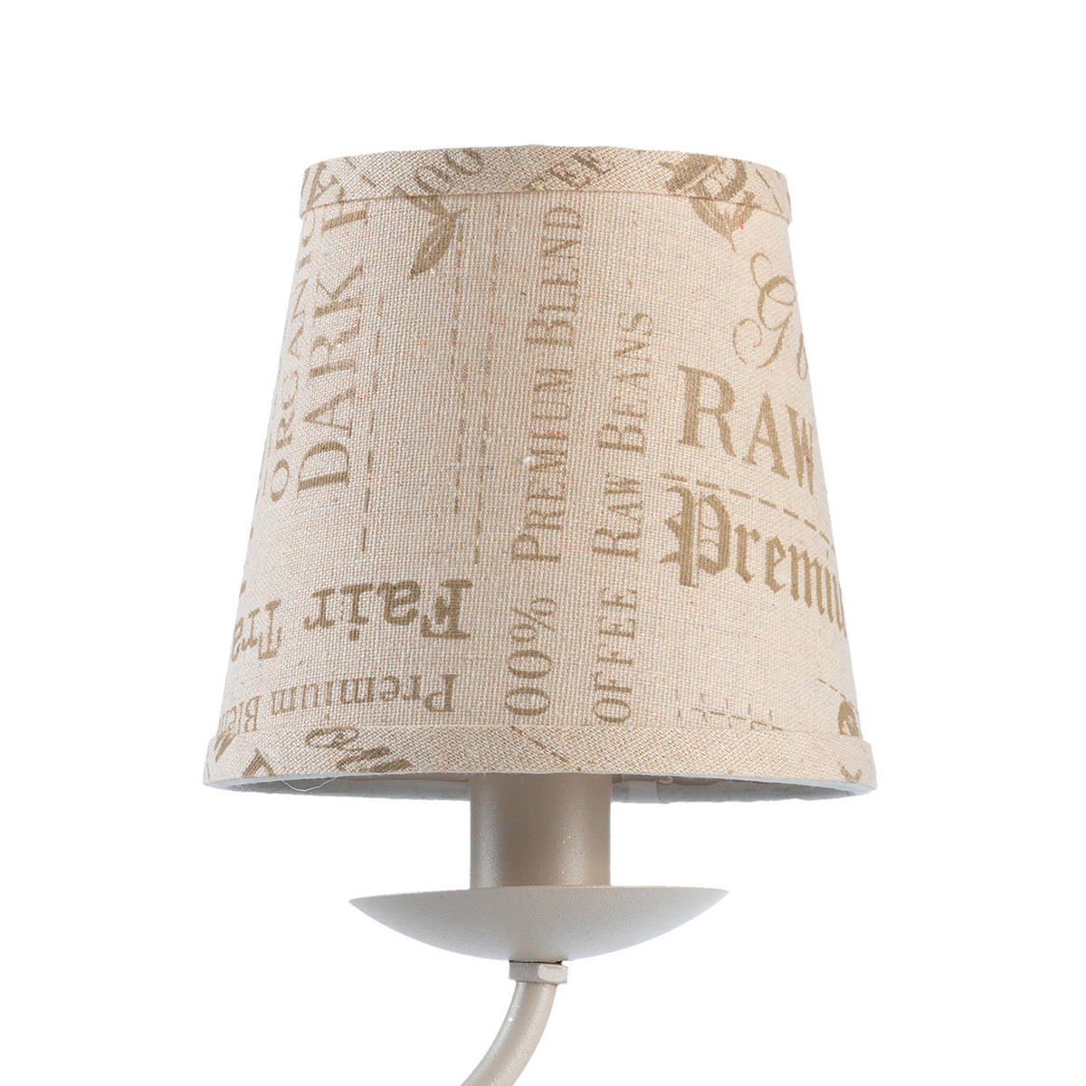 TISCHLEUCHTE POLETTE 14/14/34 cm   - Creme, KONVENTIONELL, Kunststoff/Textil (14/14/34cm)