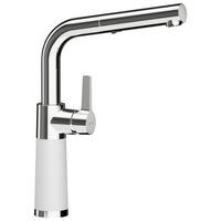 KÜCHENARMATUR 557120DAY  - Weiß, Basics, Stein/Metall (5,2/32,3/19,7cm) - Schock