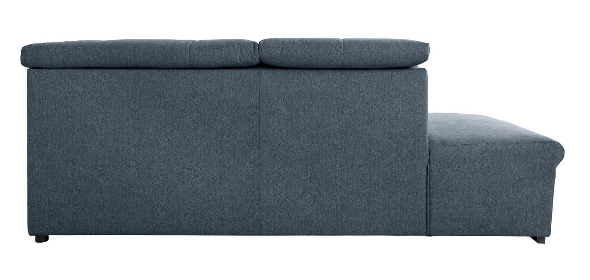 WOHNLANDSCHAFT in Dunkelblau  - Dunkelblau/Grau, Design, Textil/Metall (215/328/173cm) - MID.YOU