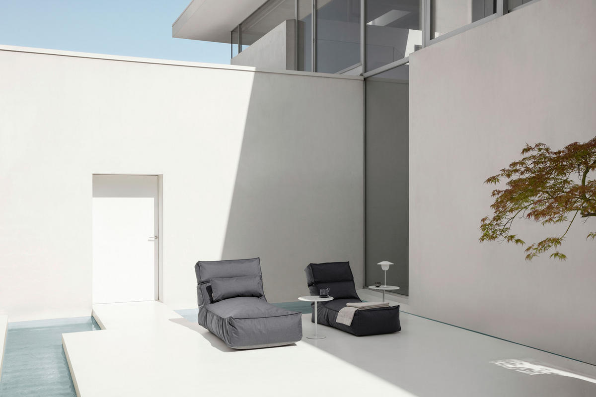 LOUNGEKISSEN 30/15,5/70 cm   - Dunkelgrau, Design, Textil (30/15,5/70cm) - Blomus