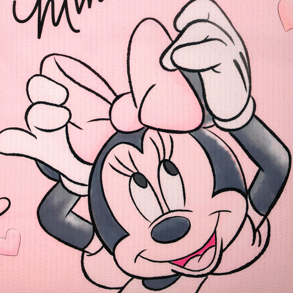 DETSKÉ OBLIEČKY MINNIE MOUSE 140/200 cm  - biela/antracitová, Konventionell, textil (140/200cm)