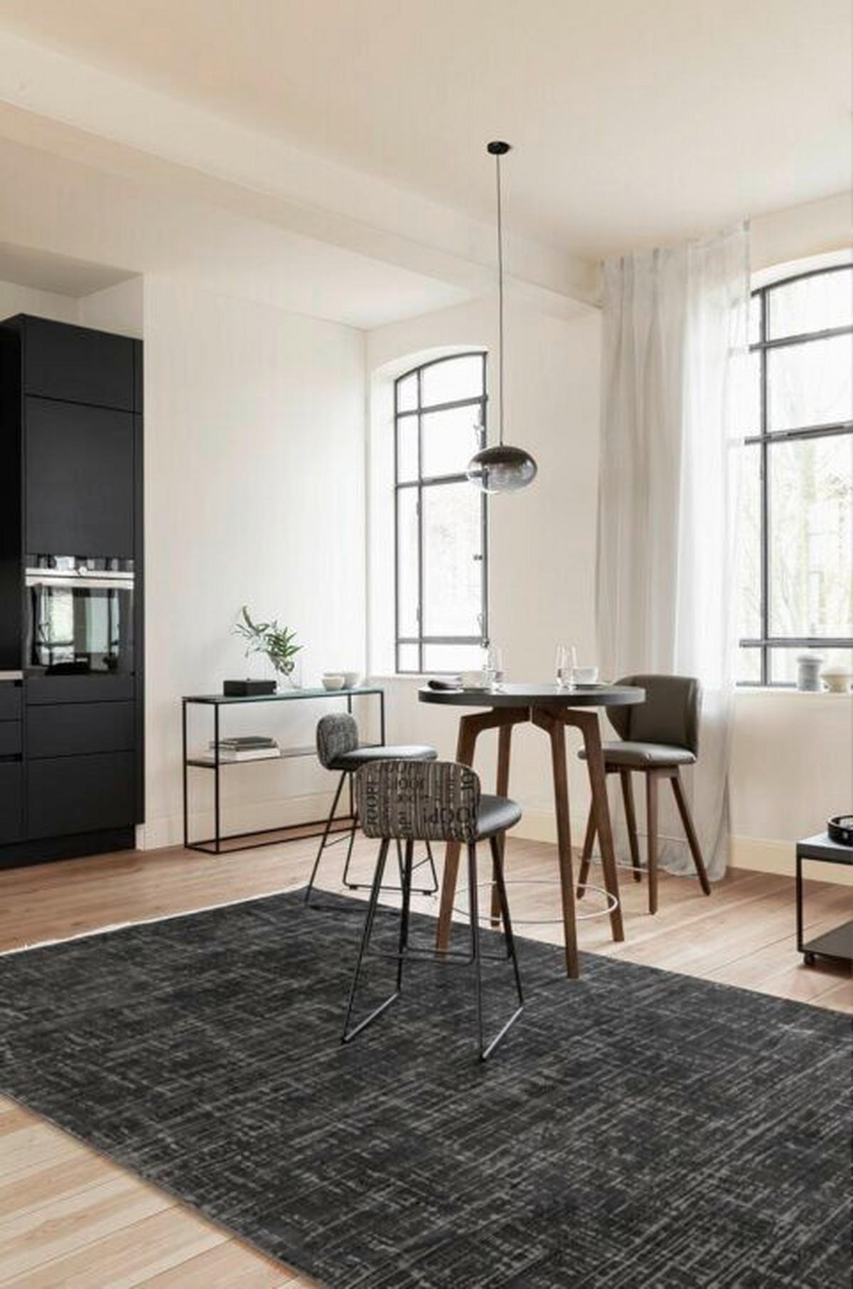 VINTAGE KOBEREC, 170/240 cm, antracitová - antracitová, Design, textil (170/240cm) - Joop!