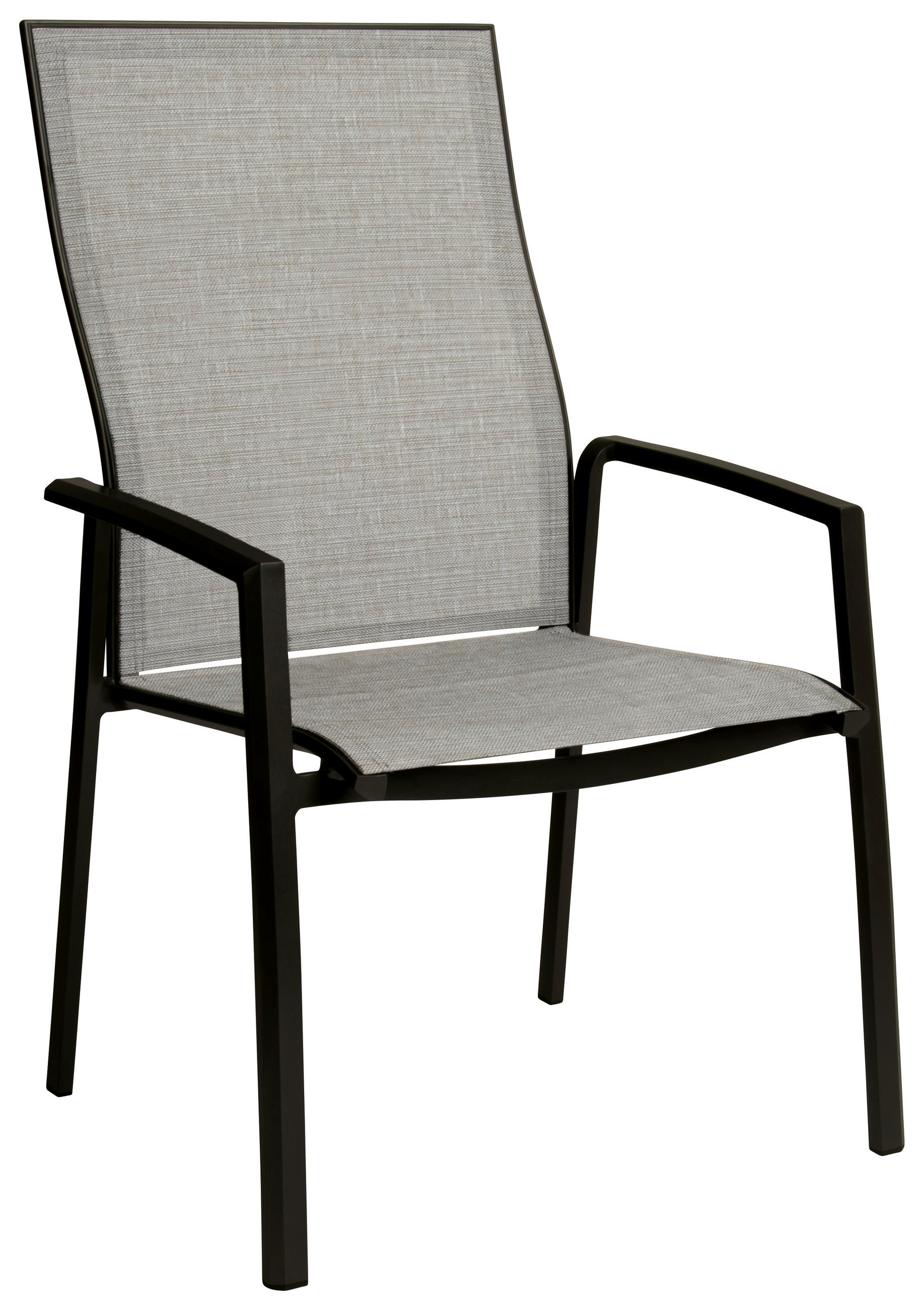 STAPELSESSEL Aluminium Grau, Schwarz  - Schwarz/Grau, Design, Textil/Metall (68/109/70cm) - Stern