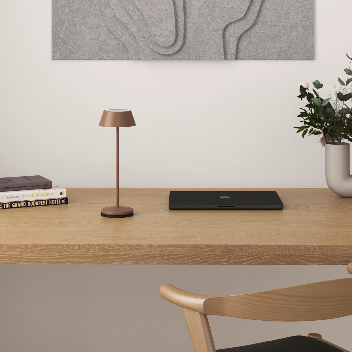 NAMIZNA SVETILKA ZA POLNJENJE        11/30 cm       - rjavosiva/črna, Design, kovina/umetna masa (11/30cm) - Dieter Knoll