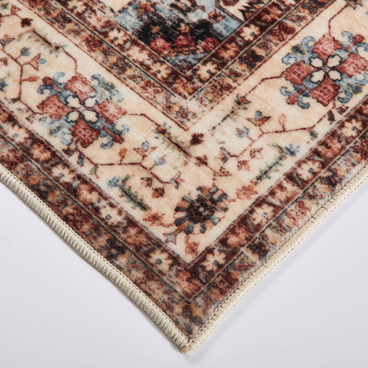 BĚHOUN, 80/250 cm, vícebarevná, béžová - vícebarevná/béžová, Trend, textil (80/250cm) - Novel