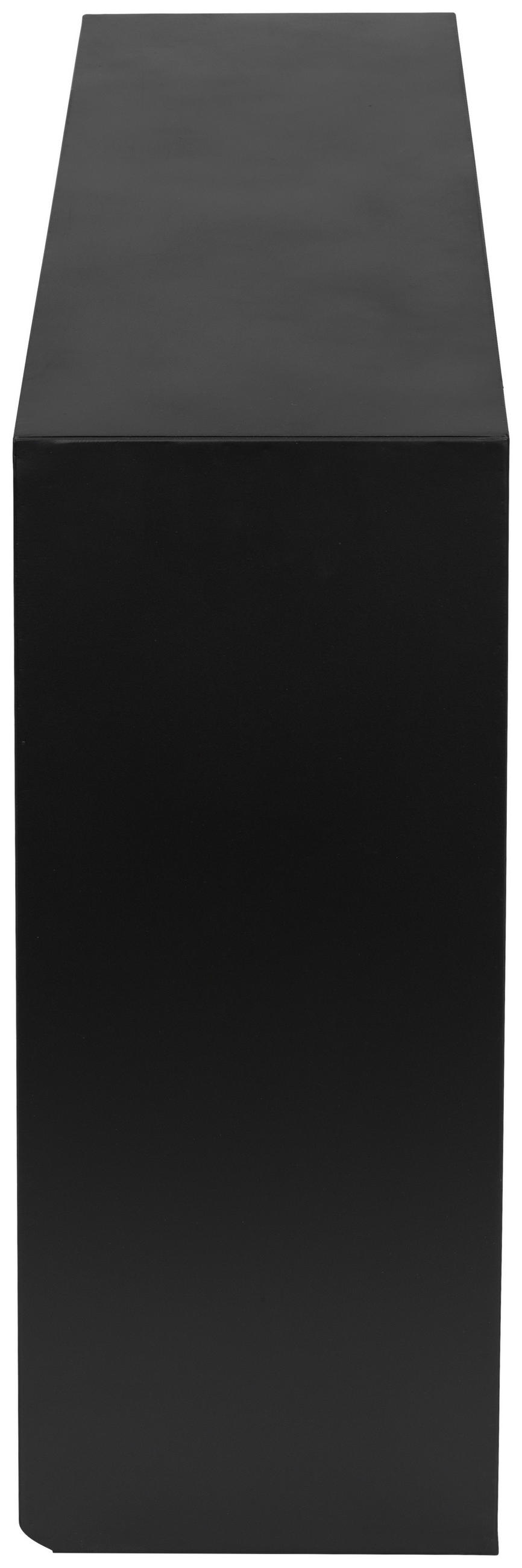 WANDREGAL 80/60/24 cm  - Schwarz, Design, Metall (80/60/24cm) - P & B