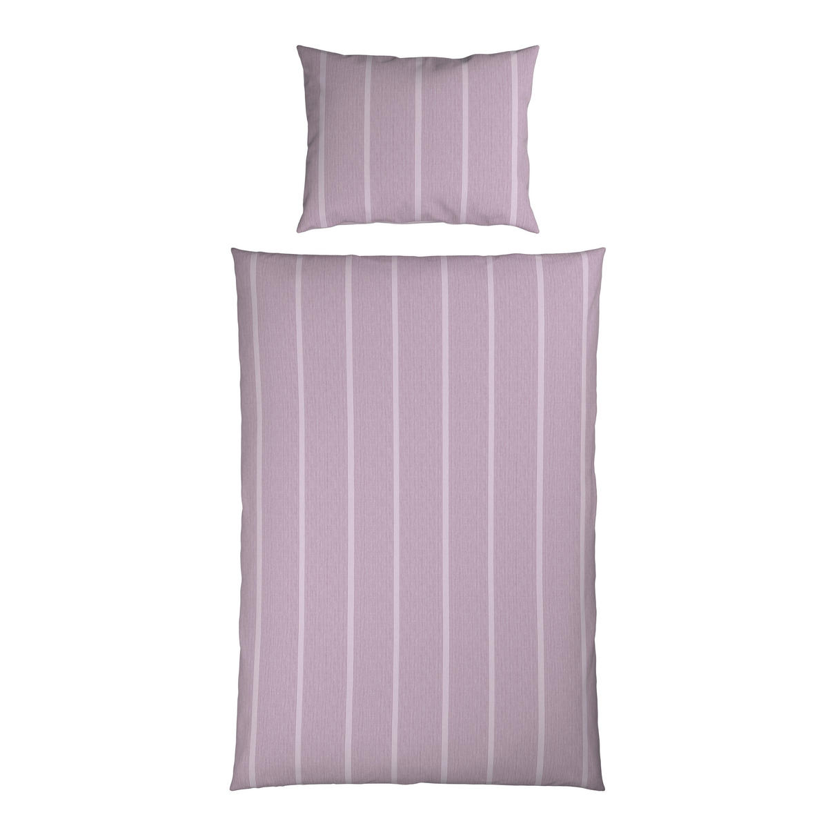 WENDEBETTWÄSCHE Renforcé 140/200 cm  - Mauve, Textil (140/200cm) - Bio:Vio