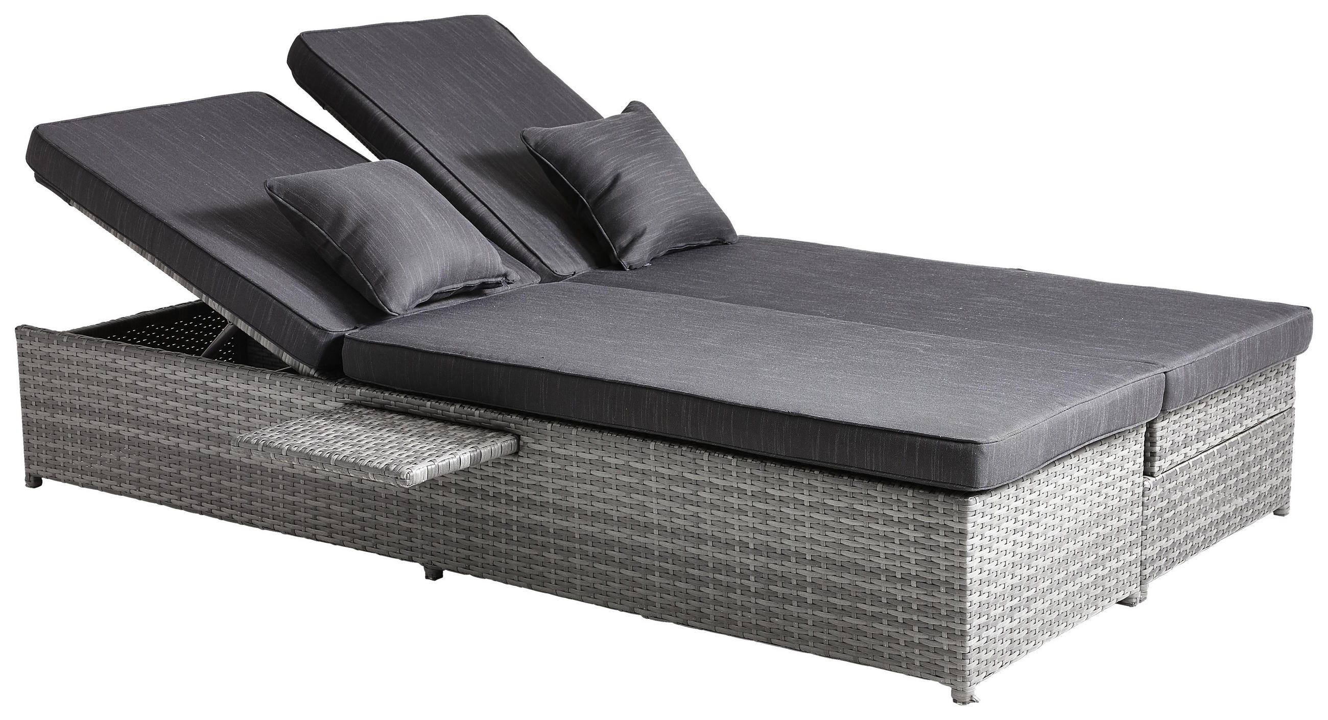 Doppelliege 120(165)/30(90)/198 cm