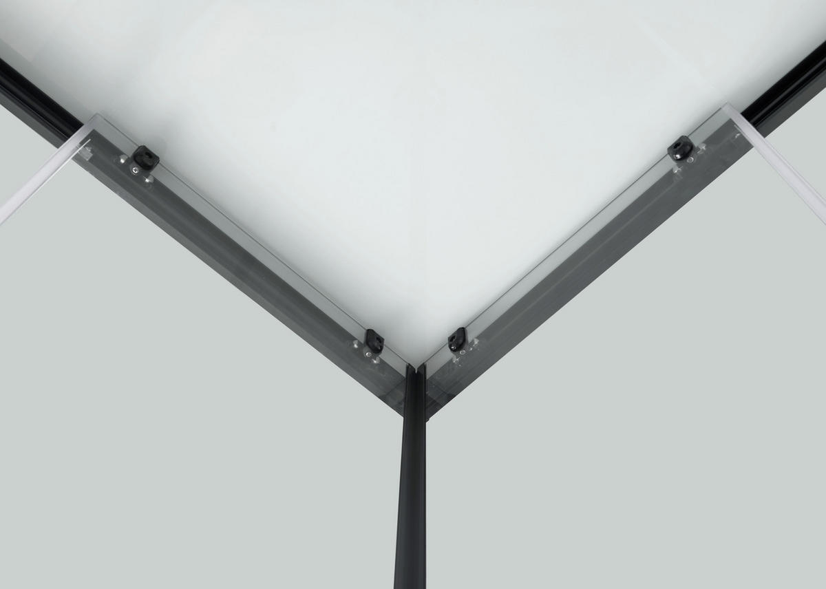 SPRCHOVÝ KOUT, průhledné, černá,  - černá/průhledné, plast/sklo (90/90/225cm) - Sanotechnik