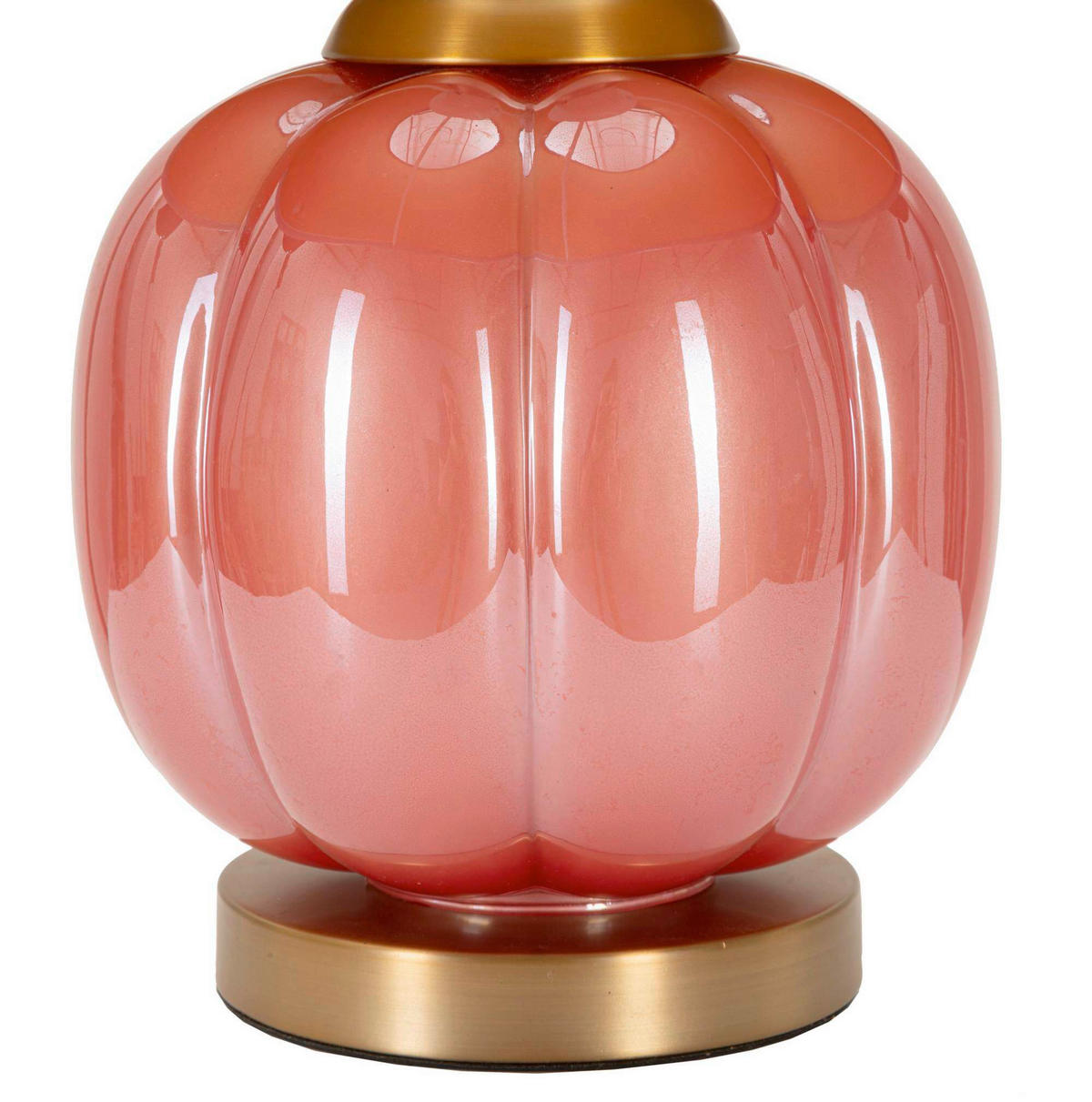 TISCHLEUCHTE   - Blau/Rot, Basics, Glas/Textil (32,5/50/32,5cm)