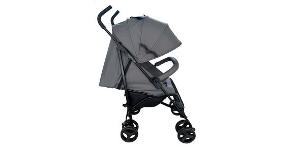 BUGGY Madrid  - Dunkelgrau/Schwarz, Basics, Kunststoff/Textil (79/51/105cm) - My Baby Lou