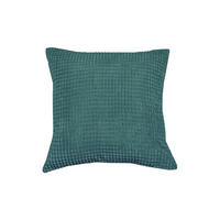 DEKORAČNÍ POLŠTÁŘ  - petrolej, Basics, textil (45/45/5cm) - Boxxx