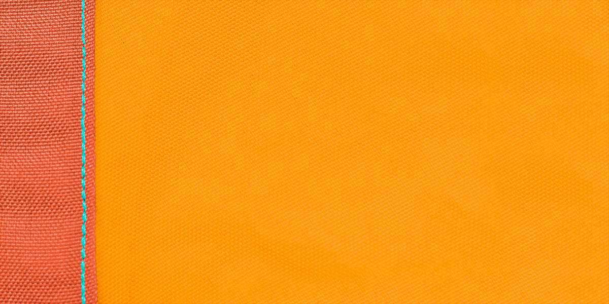 KINDERHÄNGENEST cotton 70/200-400/150 cm  - Dunkelorange/Orange, KONVENTIONELL, Textil (70/200-400/150cm) - La Siesta