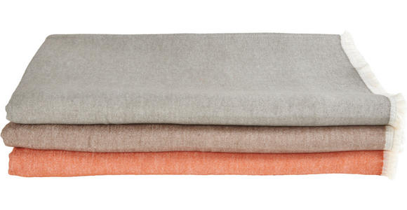 WENDEDECKE MAGDA 140/210 cm - Dunkelgrau/Grau, Natur, Textil (140/210cm) - Novel