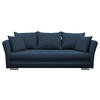 SCHLAFSOFA  in Webstoff Blau  - Blau/Silberfarben, Design, Kunststoff/Textil (235/83/106cm) - MID.YOU
