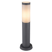 AUßENLEUCHTE 12,7/45 cm   - Anthrazit/Opal, Basics, Kunststoff/Metall (12,7/45cm) - Globo