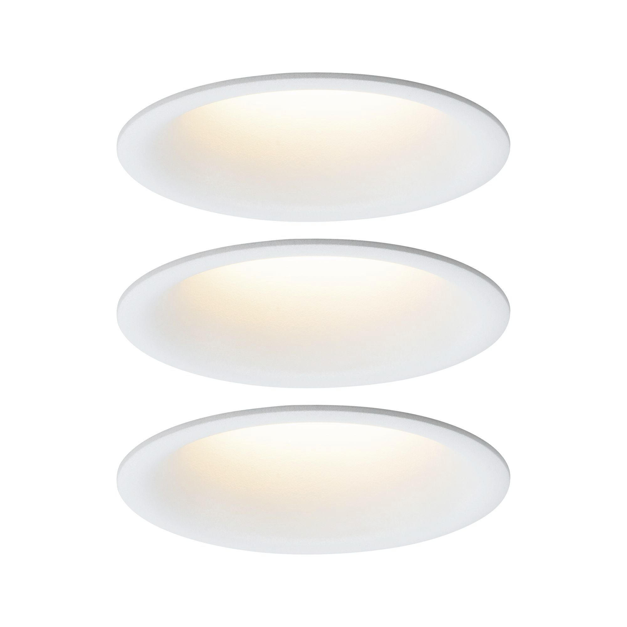 DECKENLEUCHTE  7,7/5 cm    - Weiß, Design, Kunststoff (7,7/5cm) - Paulmann