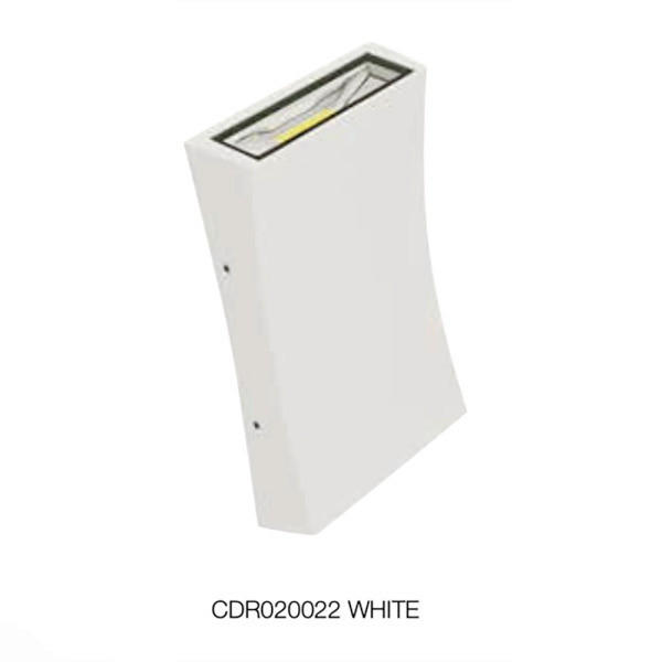 ZUNANJA STENSKA SVETILKA     14,30/4/23 cm          - bela, Design, kovina (14,30/4/23cm)