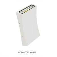 ZIDNA SVJETILJKA VANJSKA  - bijela, Design, metal (14,30/4/23cm)