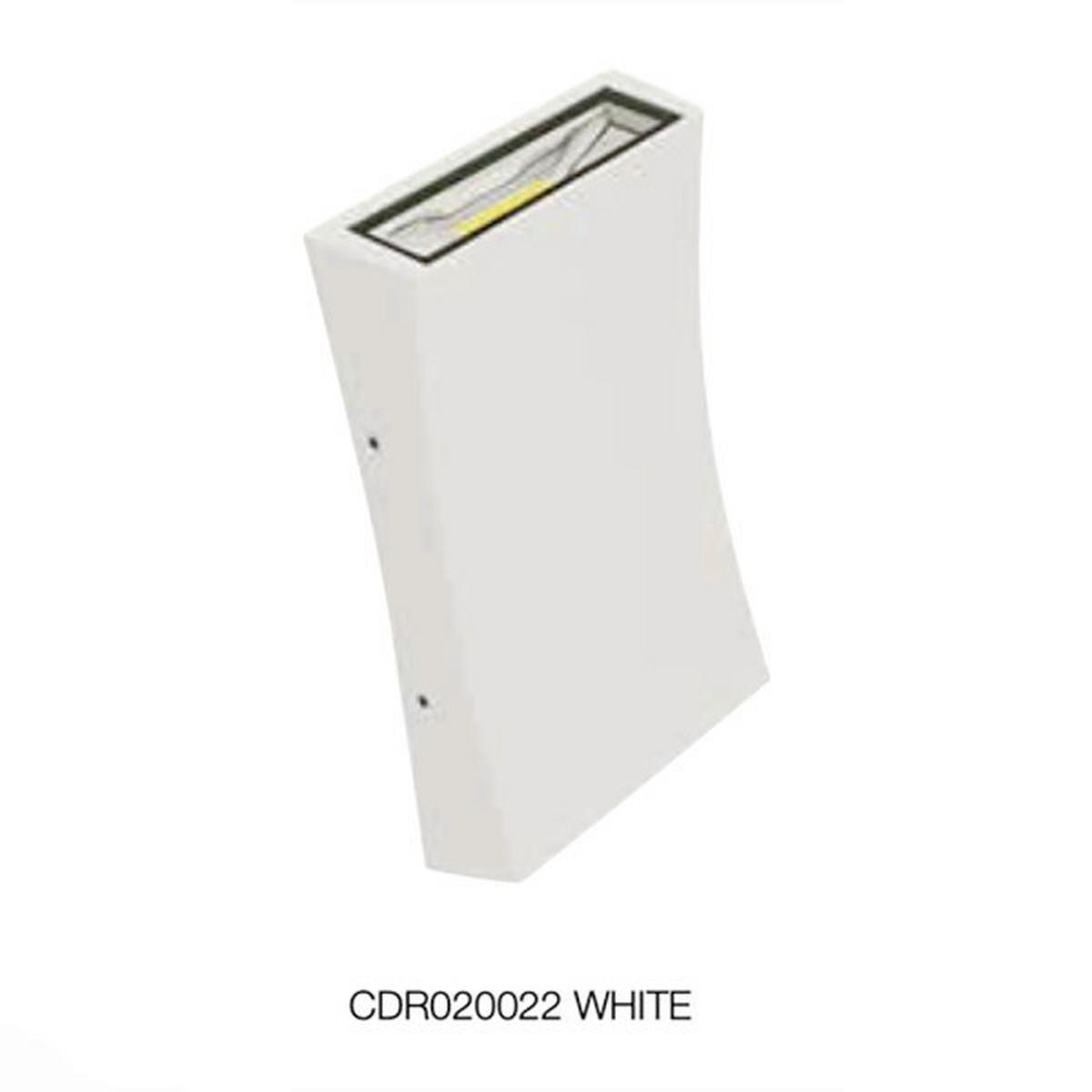 ZIDNA SVJETILJKA VANJSKA  - bijela, Design, metal (14,30/4/23cm)