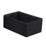 REGALKORB 32/23/14 cm   - Schwarz, Basics, Kunststoff/Textil (32/23/14cm) - Landscape