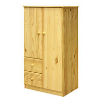 KLEIDERSCHRANK 80/136/43 cm,  in Naturfarben, 2-türig  - Naturfarben, Natur, Holz (80/136/43cm) - Livetastic