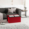 SITZBOX in Kunststoff, Holzwerkstoff Rot  - Rot, Basics, Holzwerkstoff/Kunststoff (76/38/38cm) - MID.YOU