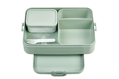 BENTOBOX - Salbeigrün, KONVENTIONELL, Kunststoff (25,5/17/6,5cm) - Mepal