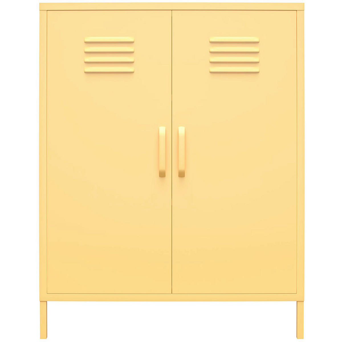 HIGHBOARD Cache  in 80/101/40 cm  - Gelb, Design, Metall (80/101/40cm) - MID.YOU