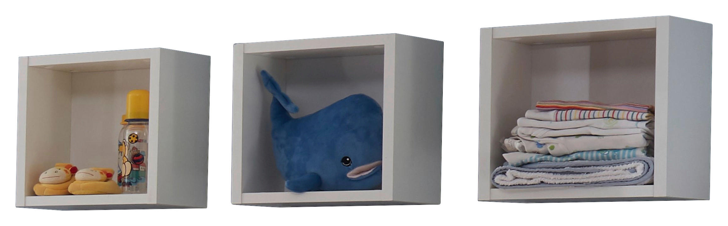 WANDREGAL Adele Weiß  - Weiß, Basics, Holzwerkstoff (29/29/20cm)