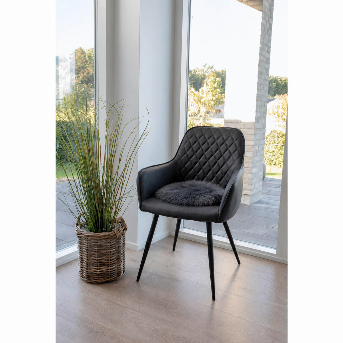 SITZKISSEN 35/35/6,5 cm  - Grau, Basics, Textil (35/35/6,5cm)