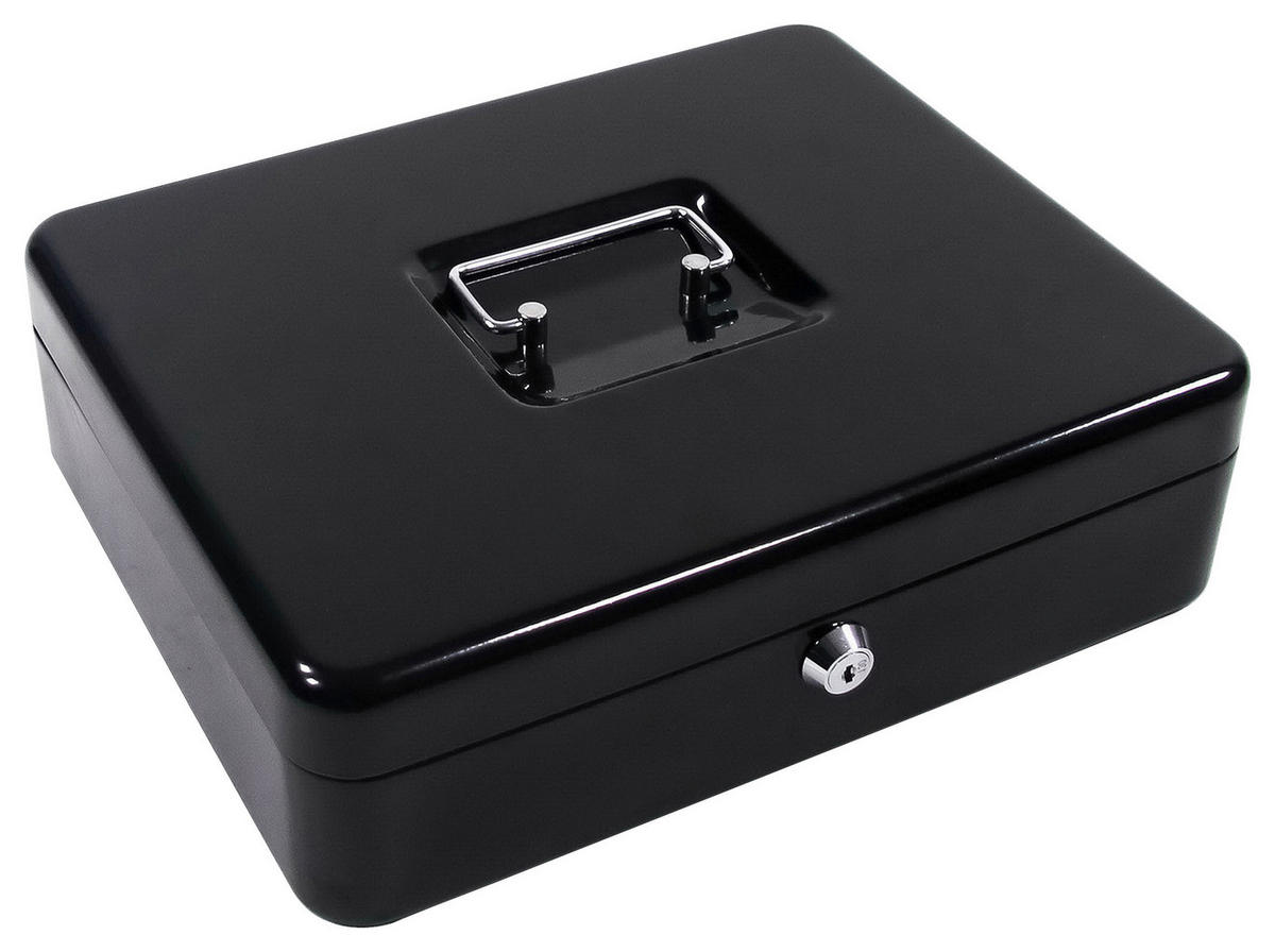 GELDKASSETTE - Schwarz, Basics, Metall (30/9/24cm) - MID.YOU