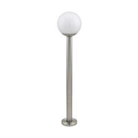 WEGELEUCHTE - Weiss/Edelstahlfarben, Basics, Kunststoff/Metall (20/98cm) - Eglo