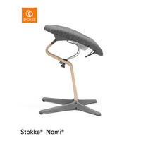 HOCHSTUHLLIEGE NOMI  - Blau/Grau, Trend, Kunststoff/Textil (40/40/65cm) - Stokke