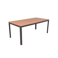 GARTENTISCH Metall, Kunststoff Anthrazit, Braun rechteckig  - Anthrazit/Braun, MODERN, Kunststoff/Metall (91/74/180cm) - Gardenson