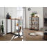 BARTISCH in Holz, Metall 120/50/105 cm - Eichefarben/Schwarz, Design, Holz/Metall (120/50/105cm) - Hom`in BARTISCH in Holz, Metall 120/50/105 cm - Eichefarben/Schwarz, Design, Holz/Metall (120/50/105cm) - Hom`in