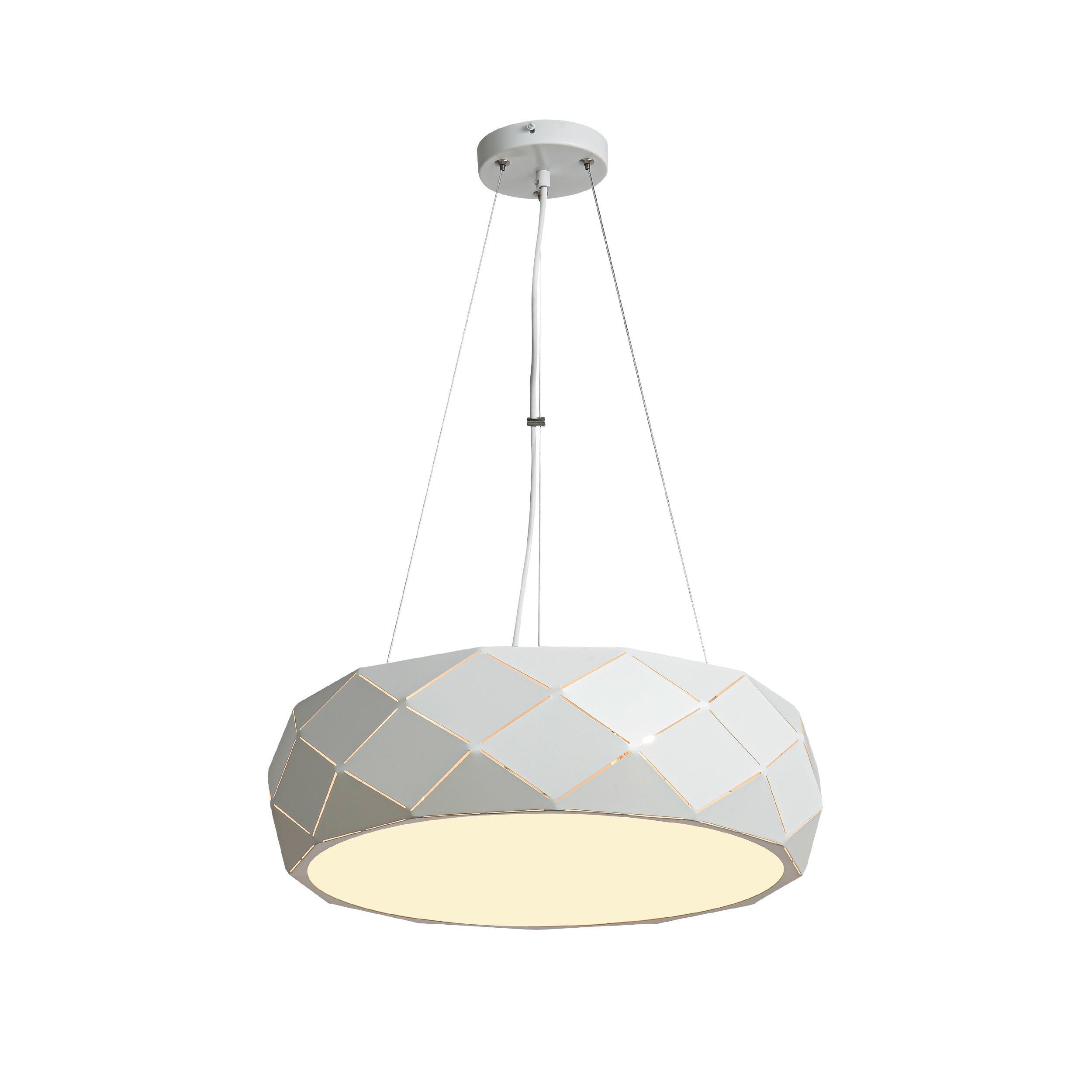 HÄNGELEUCHTE Reus   - Weiß, Design, Metall (120/47/47cm)