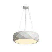 HÄNGLAMPA Reus 120/47/47 cm  - vit, Design, metall (120/47/47cm)