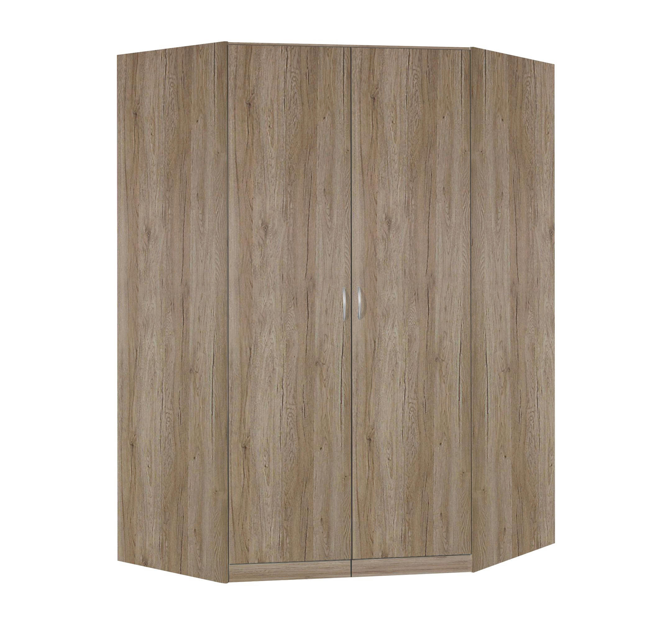 Eckschrank in Eichefarben