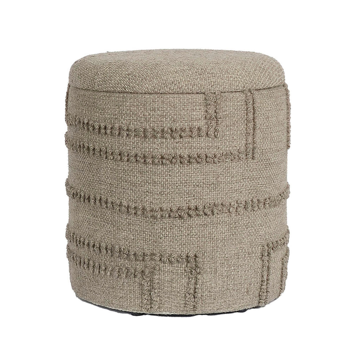 HOCKER Braun  - Braun, Design, Textil (40/45/40cm) - MID.YOU