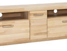 TV-ELEMENT Kernbuche massiv Buchefarben  - Buchefarben/Alufarben, Design, Holz/Metall (185/58/50cm) - MID.YOU