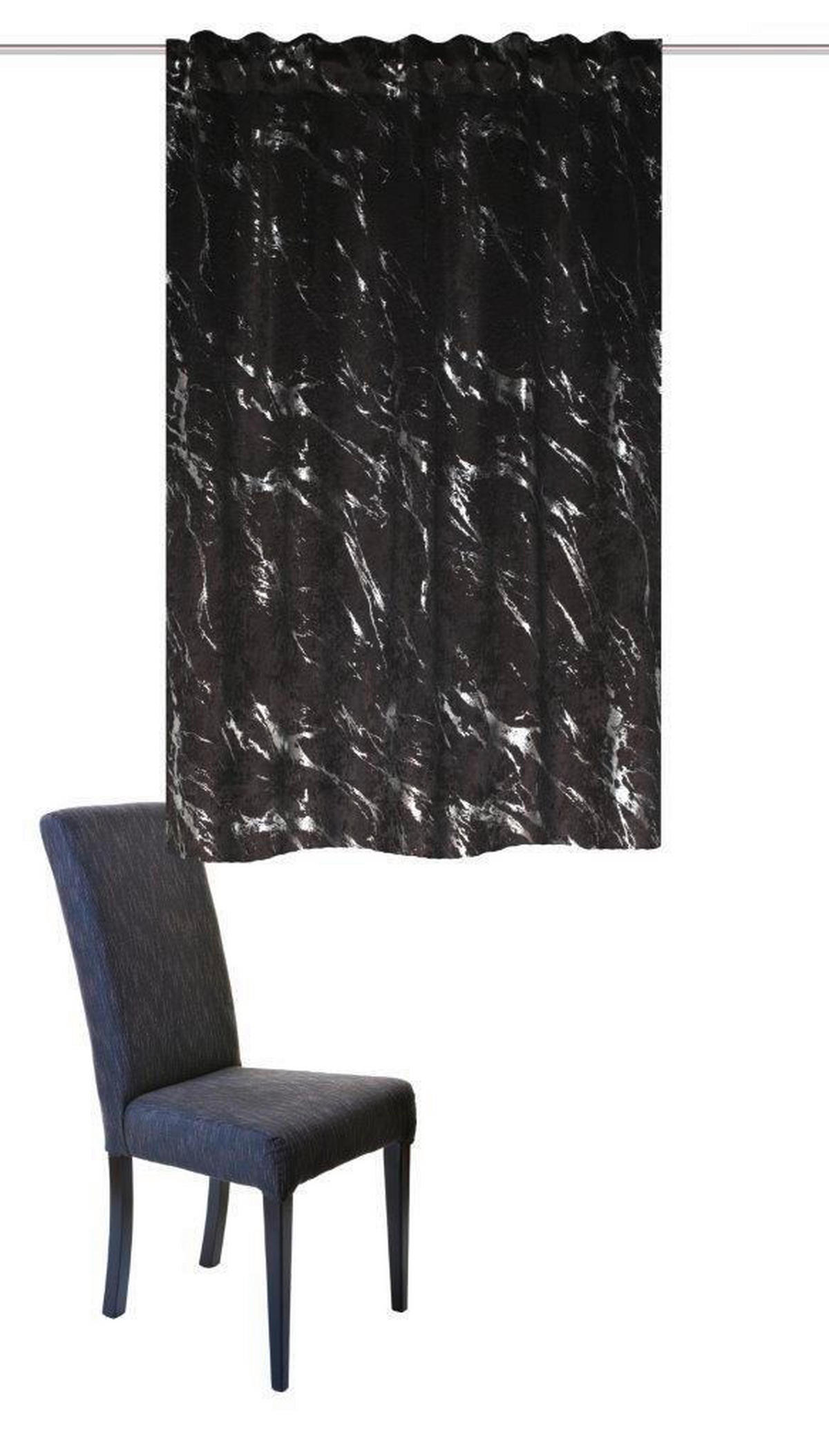 FERTIGVORHANG blickdicht  - Silberfarben, Basics, Textil (140/145cm) - Schmidt W. Gmbh