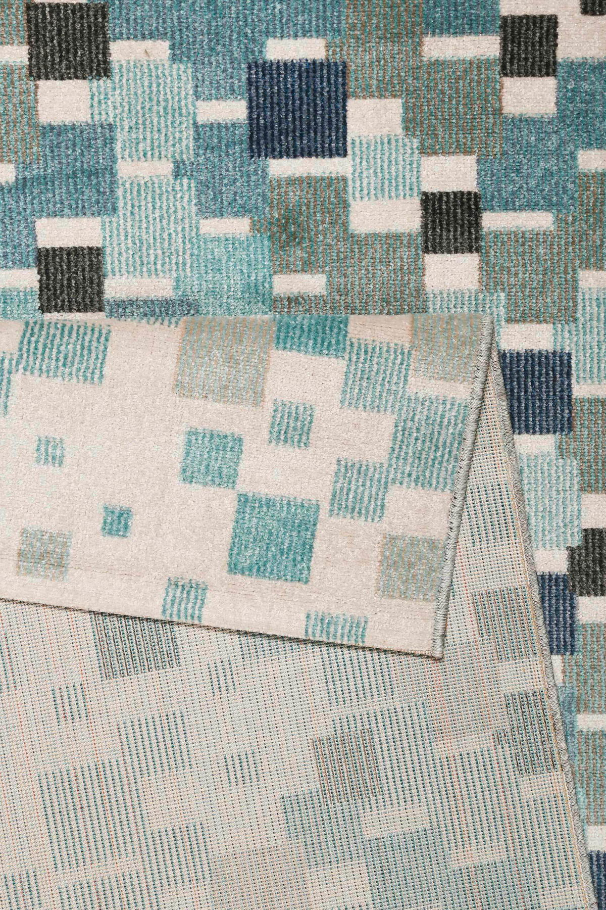OUTDOORTEPPICH 160/225 cm Pacific Blau, Creme, Grün  - Blau/Creme, Design, Textil (160/225cm) - Esprit