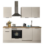 KÜCHENLEERBLOCK   in Kaschmir  - Kaschmir/Schwarz, Basics, Holzwerkstoff/Metall (220/211/60cm) - Xora