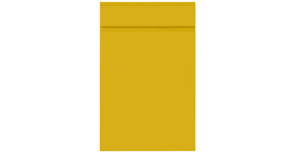 EINBAUKÜCHE - Currygelb, Design, Holzwerkstoff - Novel