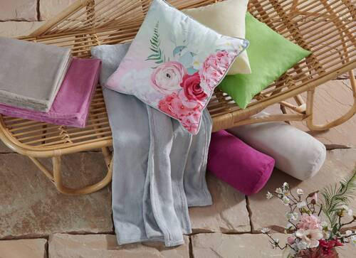 PĂTURĂ PENTRU CANAPEA 140/190 cm  - mov, Konventionell, textil (140/190cm) - Novel
