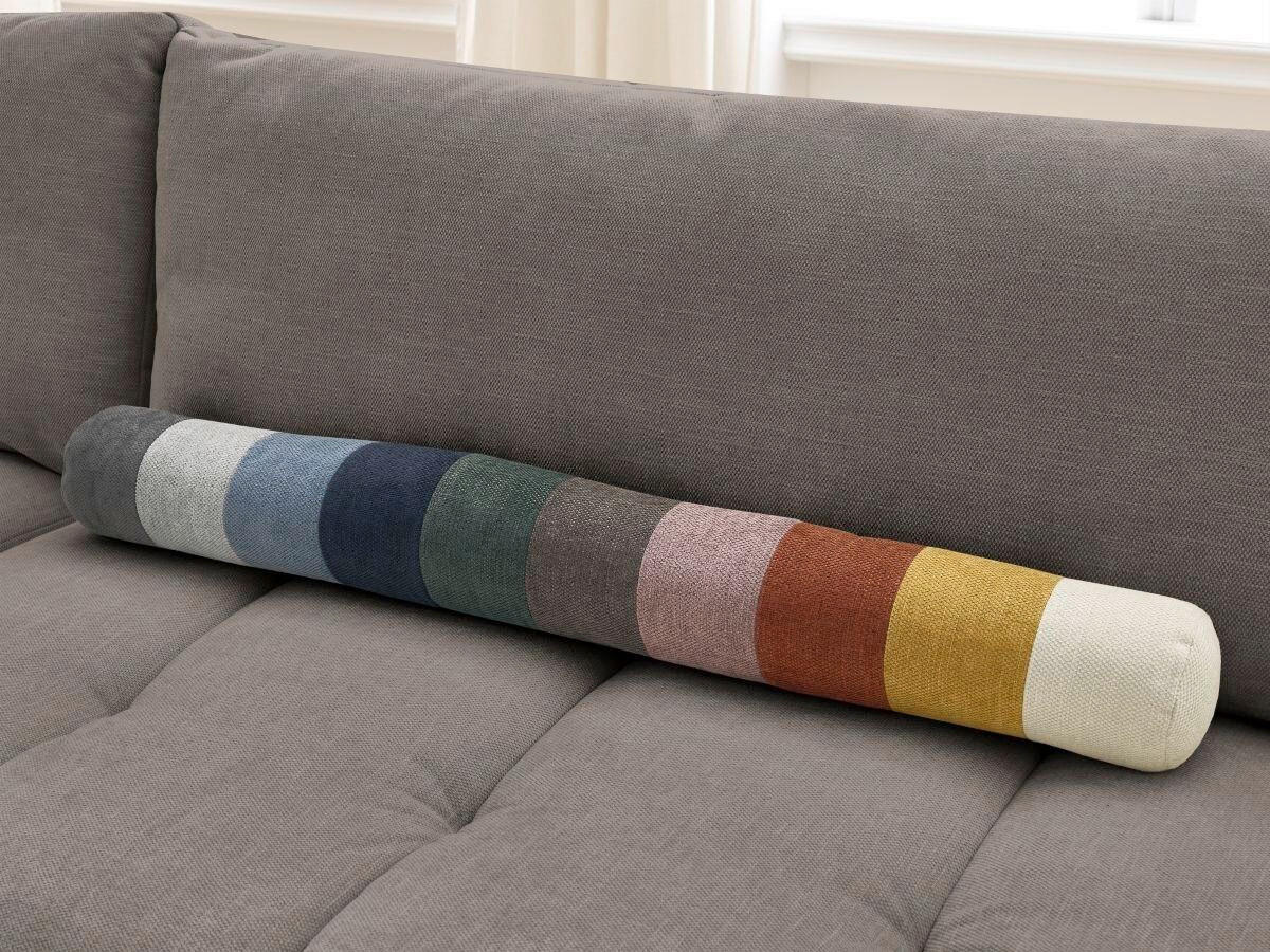 ECKSCHLAFSOFA FUJI Leinenoptik Beige  inkl.  - Beige/Schwarz, MODERN, Kunststoff/Textil (204/282cm)
