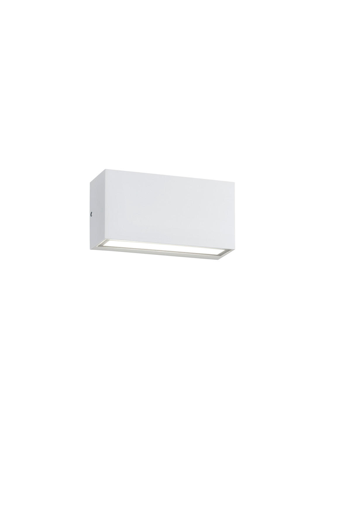 AUßENWANDLEUCHTE TRENT 14/5/7 cm   - Weiß, Design, Metall (14/5/7cm) - Trio Leuchten